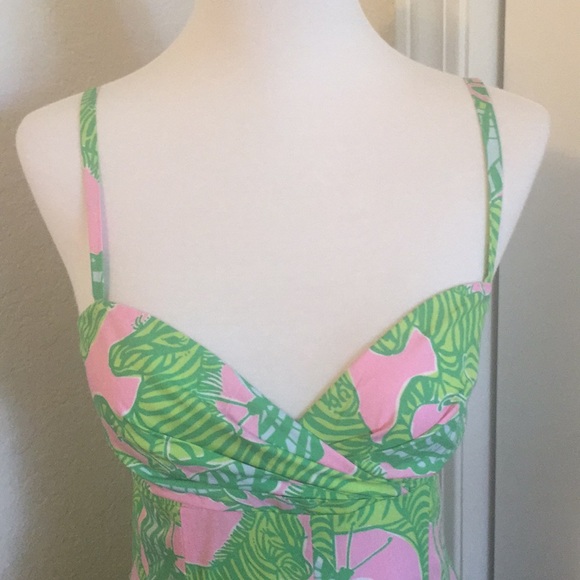 Vintage Lilly Pulitzer Butterfly/ Zebra Dress - Picture 2 of 4